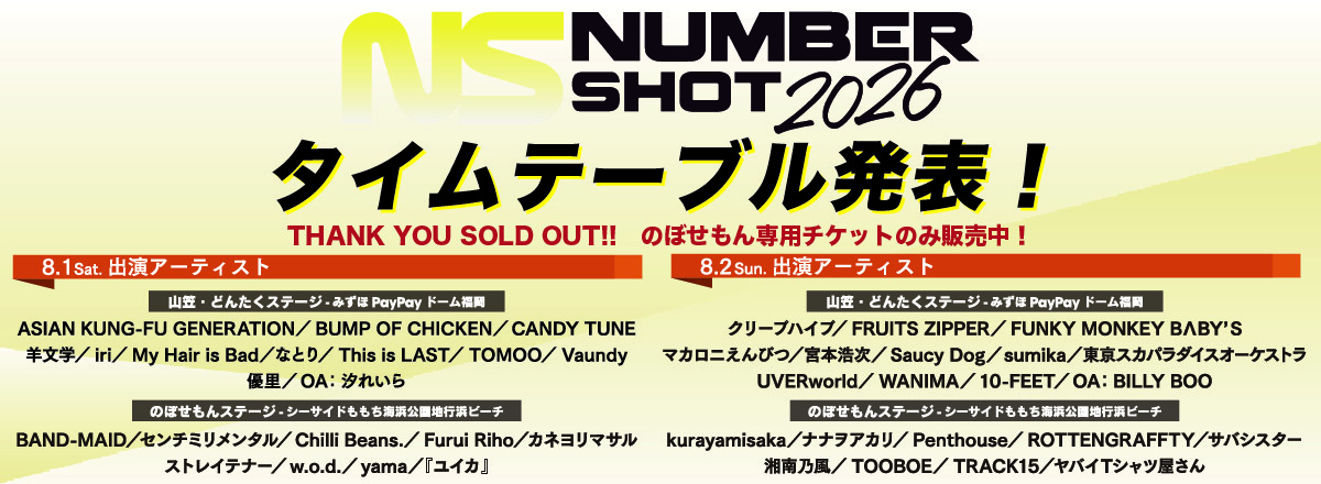 NUMBER SHOT2026